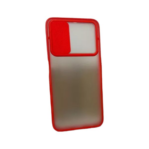 Case transparente con rojo Samsung A02