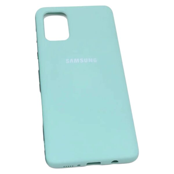 Silicon case azul Samsung galaxy A81