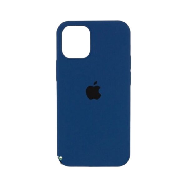 Silicone Case azul oscuro iPhone 12 Pro