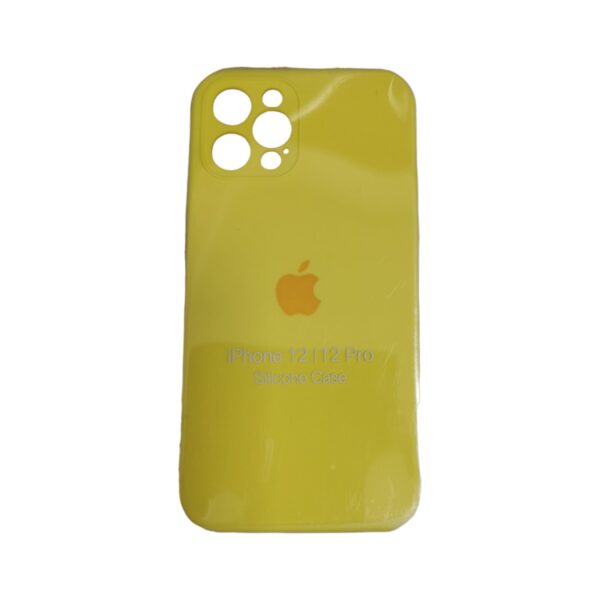 Silicone Case amarllo iPhone 12 Pro