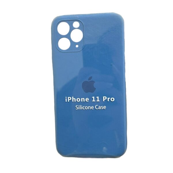 Case Silicone azul iphone 11 pro