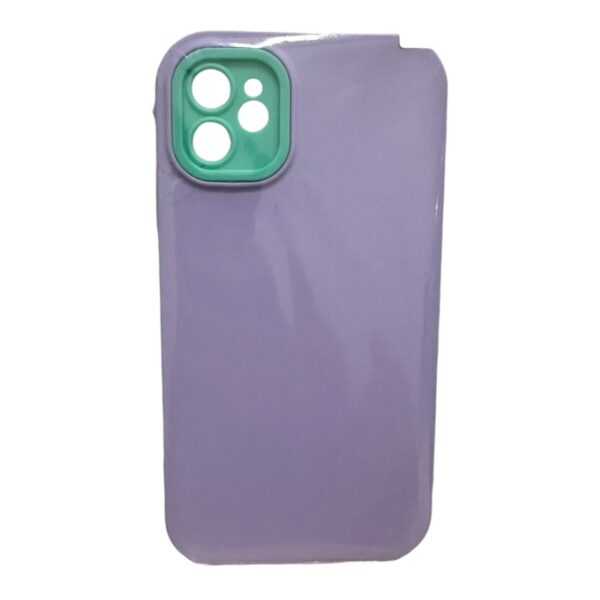 Case morado y verde iPhone 11