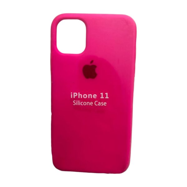 Silicone Case fucsia iPhone 11