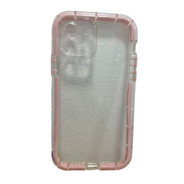 Case transparente con rosa iphone 11
