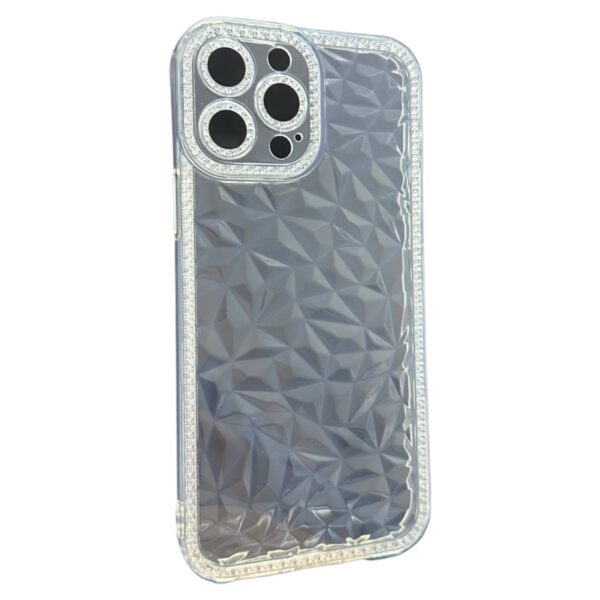 Case transparente en diamantes iPhone 13 pro y pro max