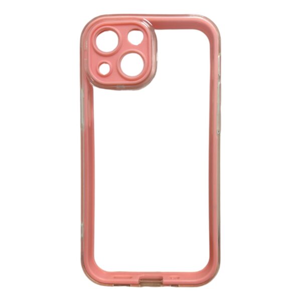 Case transparente rosado iPhone 13 mini