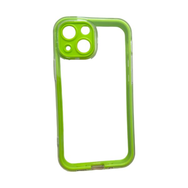 Case transparente verde iPhone 13 mini