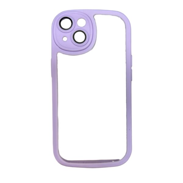 Case transparente lila iPhone 14