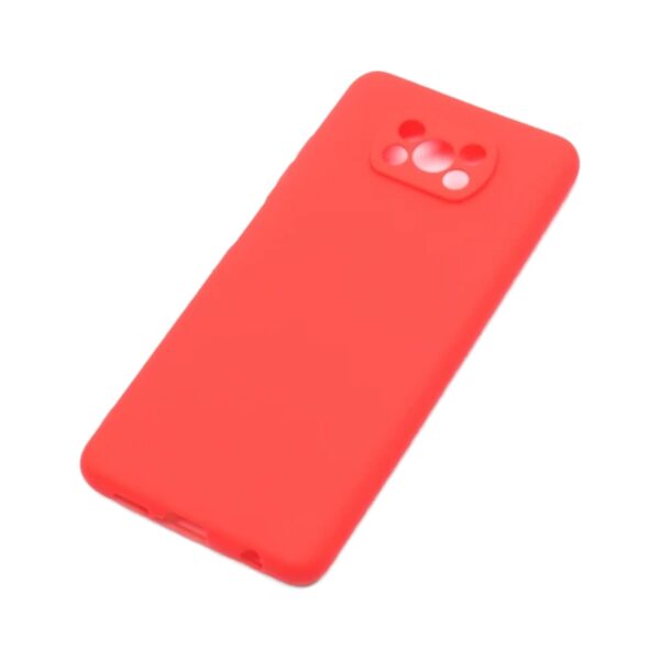 Silicone Case naranja Redmi poco X3