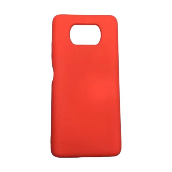 Silicone Case rojo Redmi poco X3