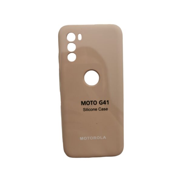 Silicone Case beige Moto G41