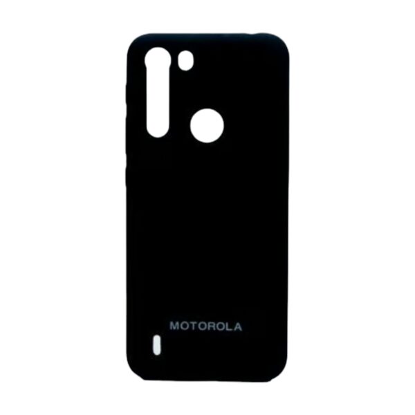 Silicon Case Negro Moto one fusión
