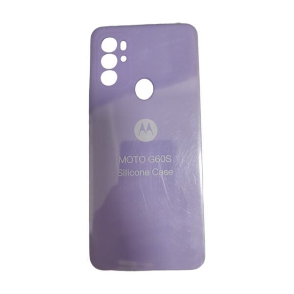 Silicone Case lila Moto G60S