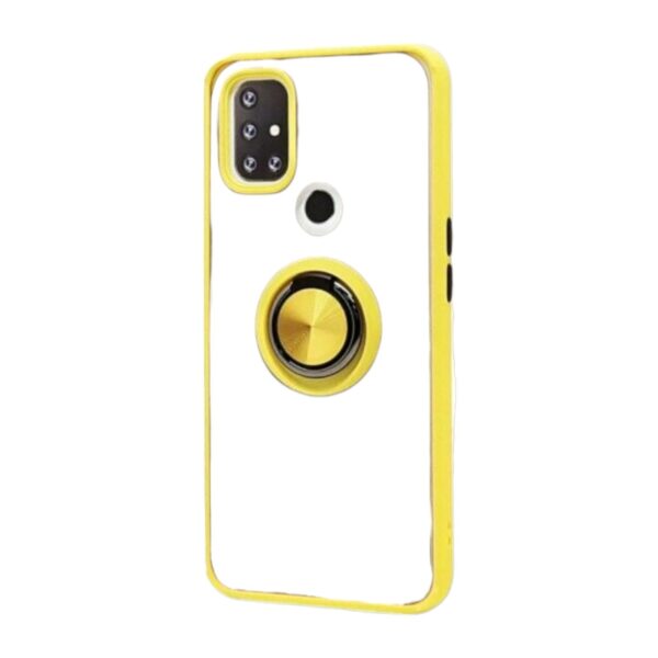 Case transparente con amarillo Realme C17