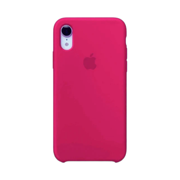 Silicone Case magenta iPhone XR
