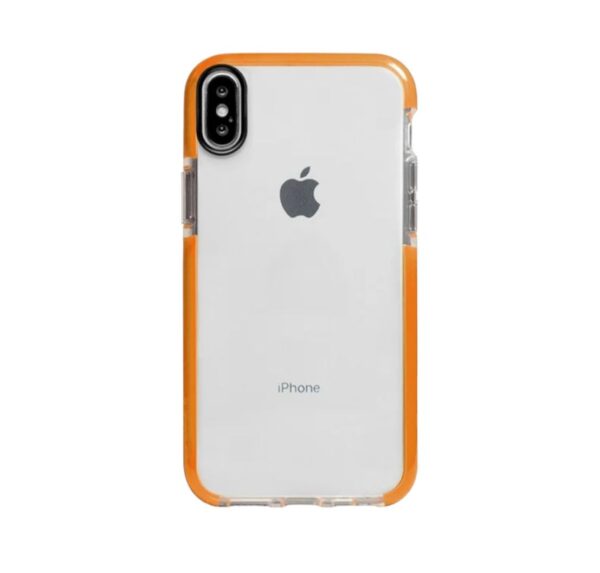 Case transparente con naranja iphone x