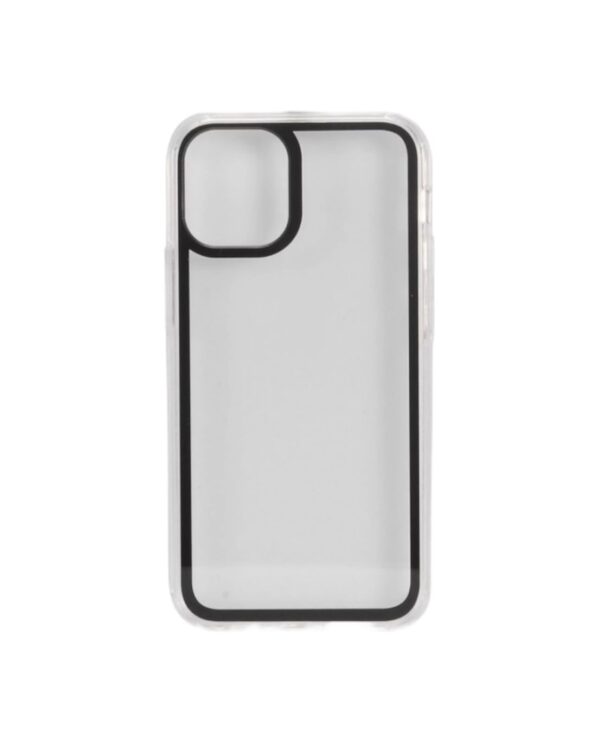 Case transparente con negro iphone 12