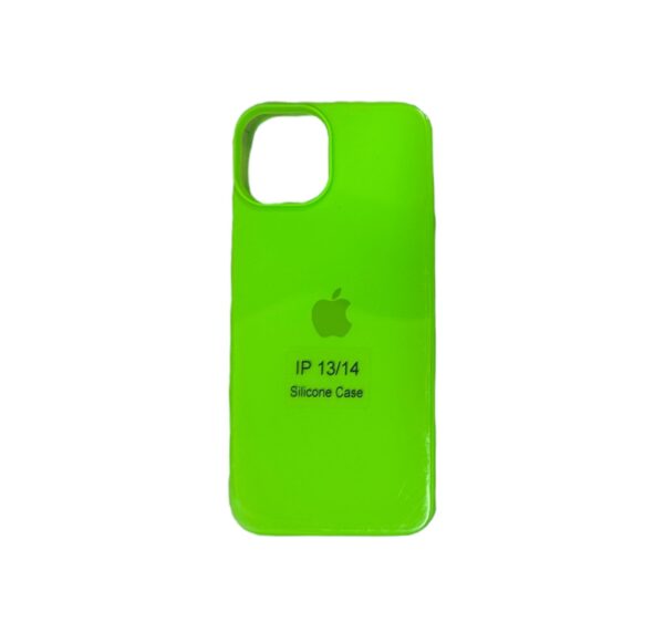Silicone case verde fosforescente