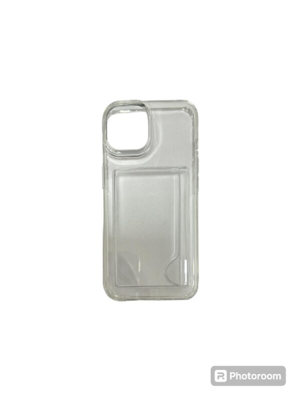 Case transparente con bolsillo iphone 14
