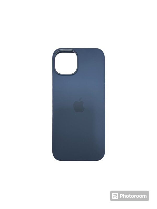 Silicone case azul iphone 14
