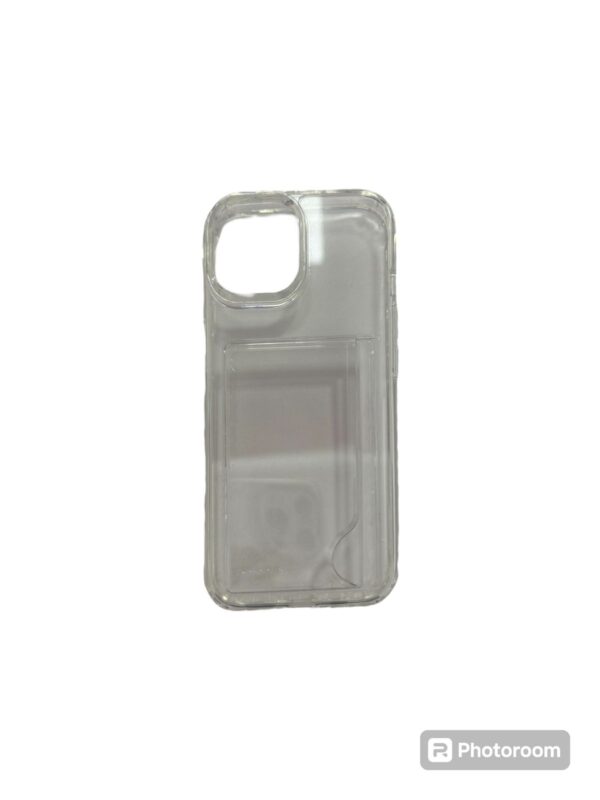 Case transparente con bolsillo iphone 15