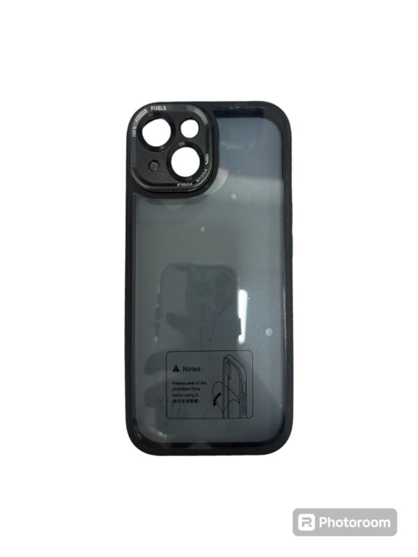 Case transparente negro iphone 15