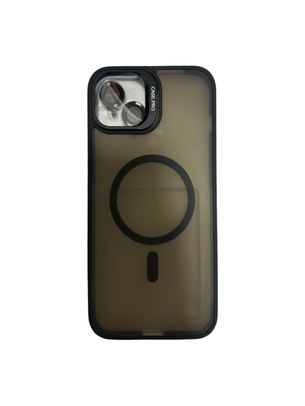 Case magsafe negro iphone 15 plus