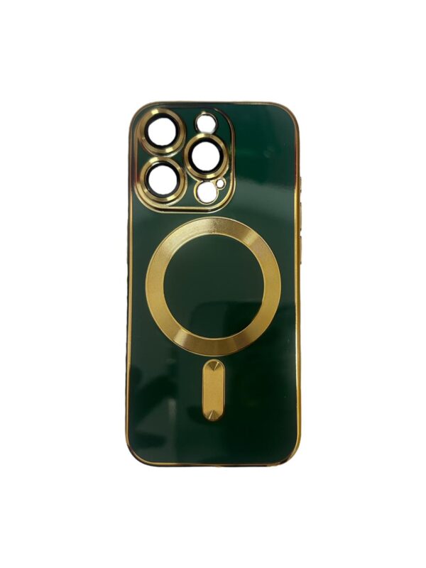 Case magsafe verde iphone 15 pro