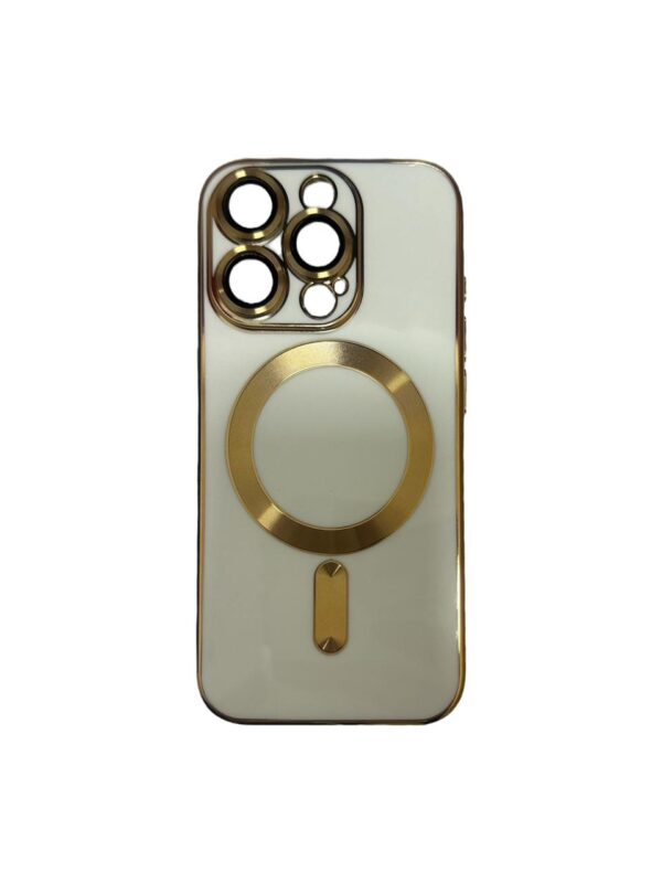 Case magsafe blanco iphone 15 pro