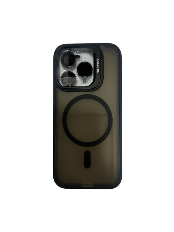 Case magsafe negro iphone 15 pro