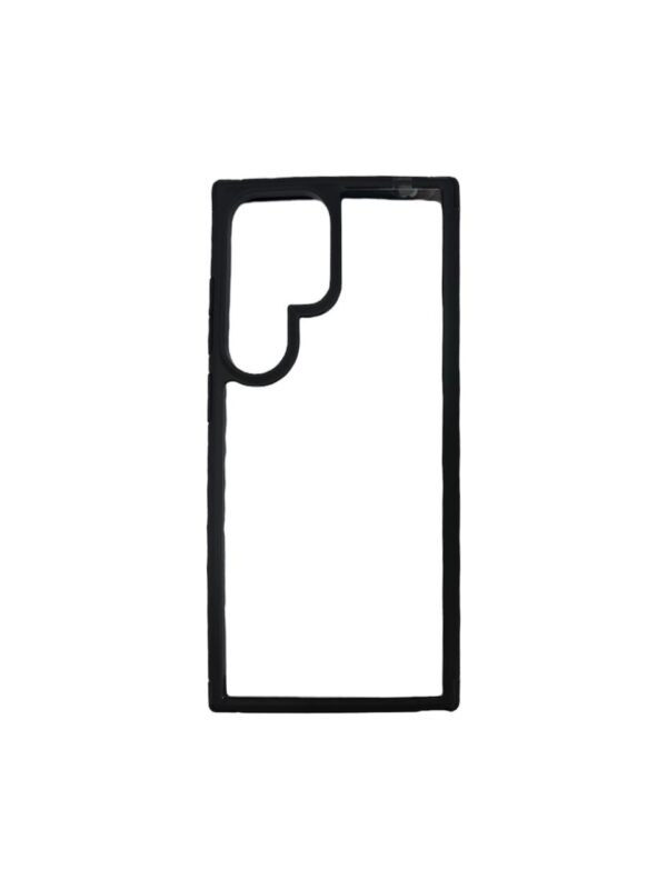 Case transparente con negro Samsung S24 ultra