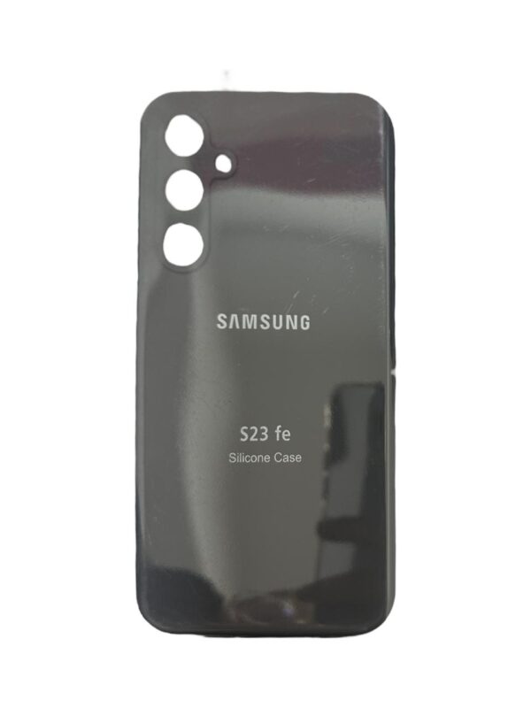 Silicone case gris samsung S23 fe