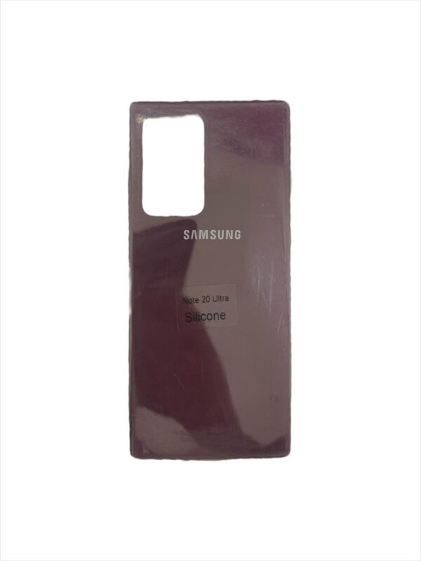 Silicone case magenta samsung note 20 ultra