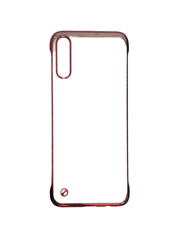 Case transparente con rojo Samsung A 70