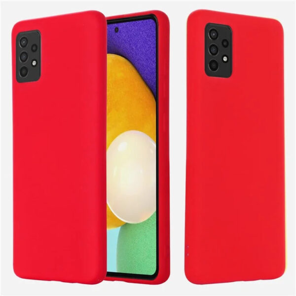 Silicone case rojo samsung galaxy A52