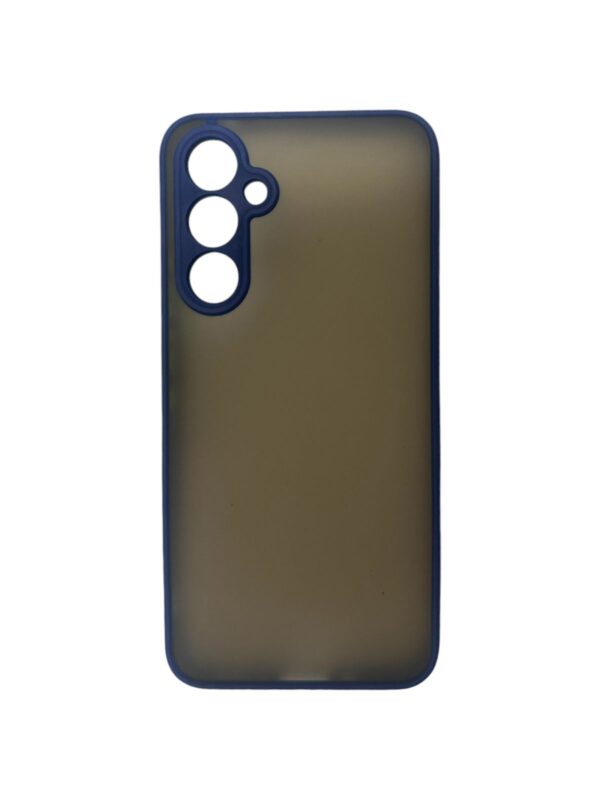 Case transparente negro con azul samsung galaxy A54 5G