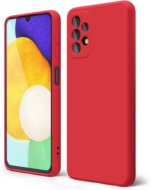 Silicone case rojo mate samsung galaxy A32 5G