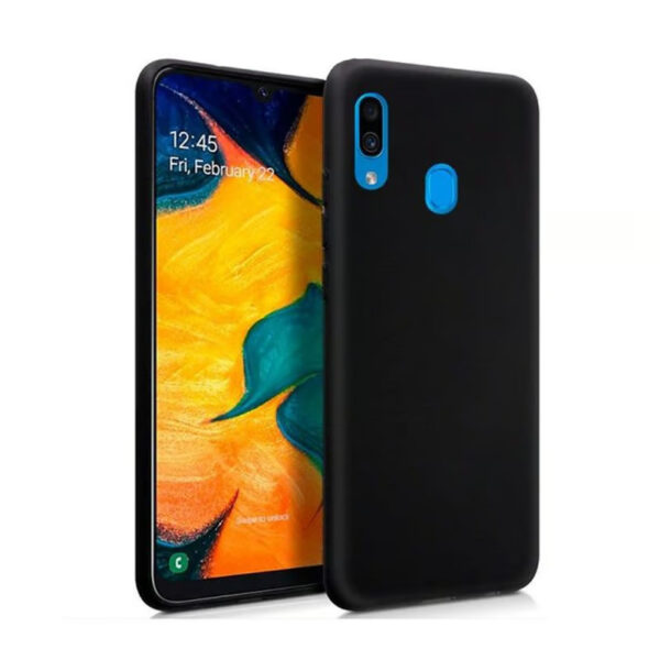Silicone case negro samsung galaxy A20