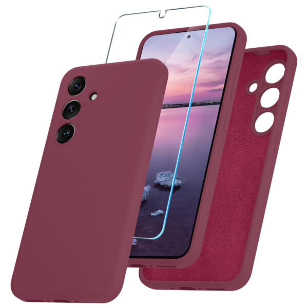 Silicone case magenta samsung galaxy A35 5G