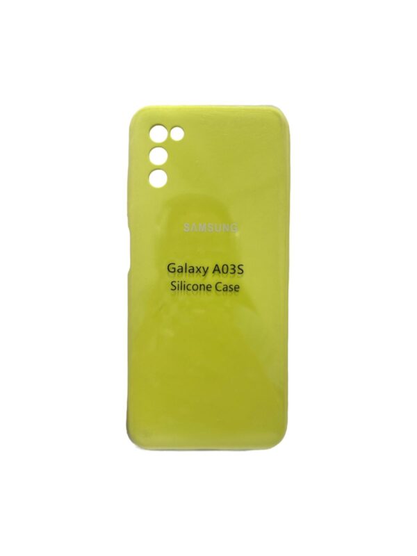Silicone case verde psitacho samsung  galaxy A03S