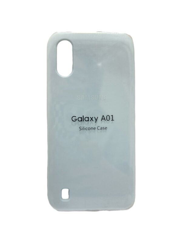 Silicone case azul claro samsng galaxy A01
