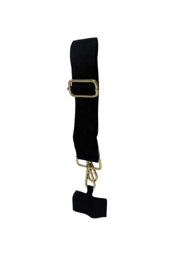 Cinturon para cargar el celular negro
