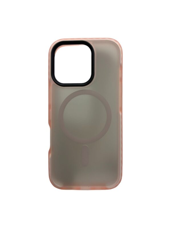 Case magsafe rosado iphone 16 pro