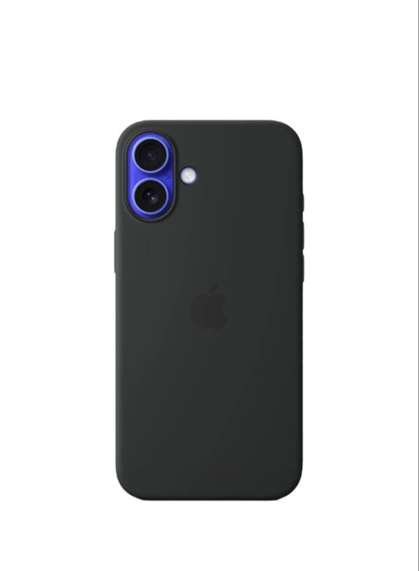 Silicone case negro iphone 16