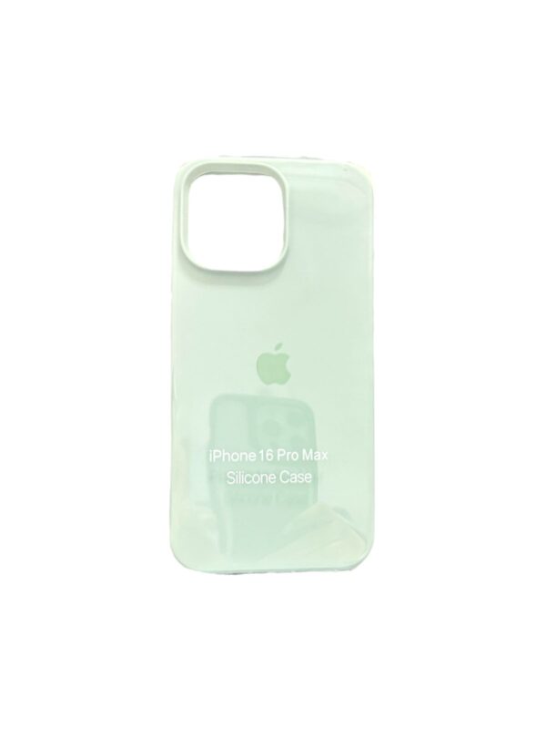 Silicone case verde pastel iphone 16 pro max