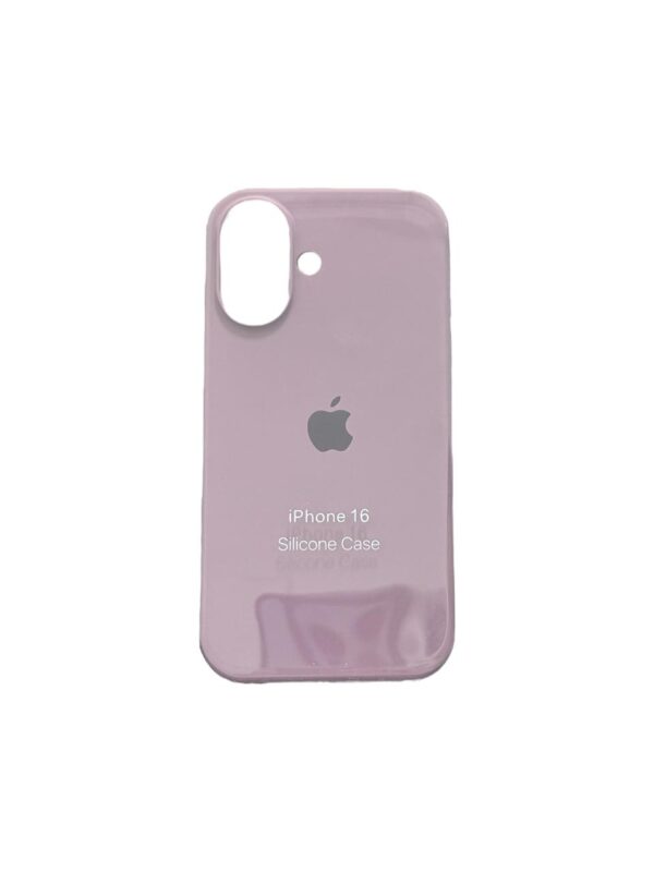 Silicone case magenta iphone 16