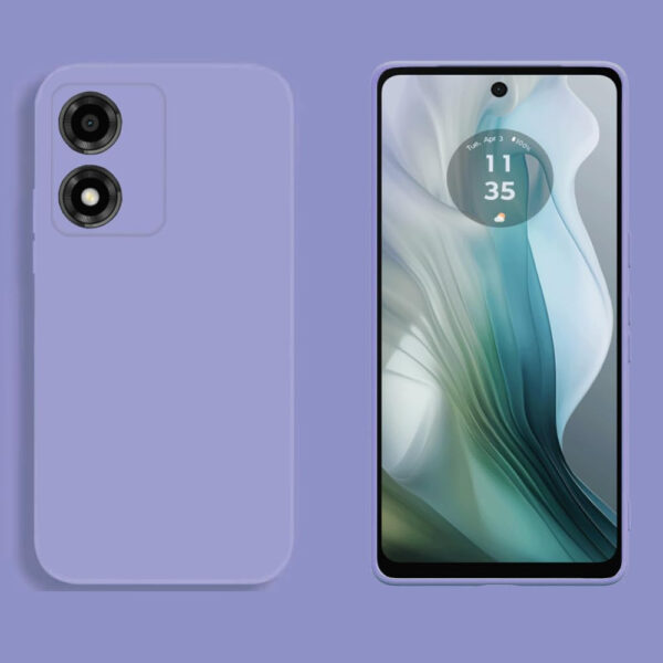 Silicone case liila moto G04